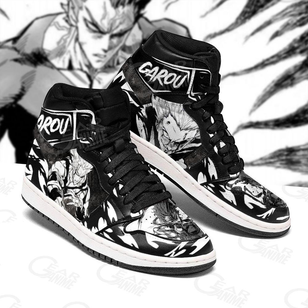 Garou One Punch Man Sneakers Anime Custom Air Jordan Shoes