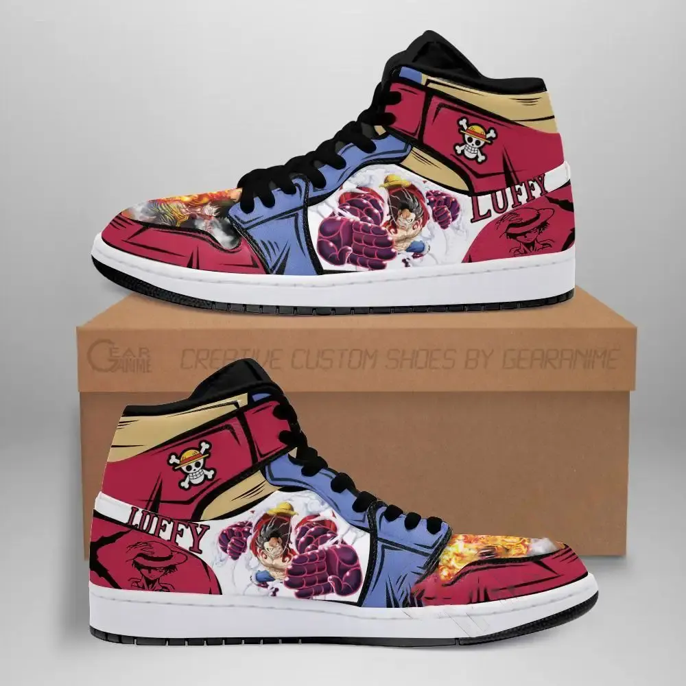 Gear Luffy Straw Hat Priates One Piece Anime Amazon Air Jordan Shoes