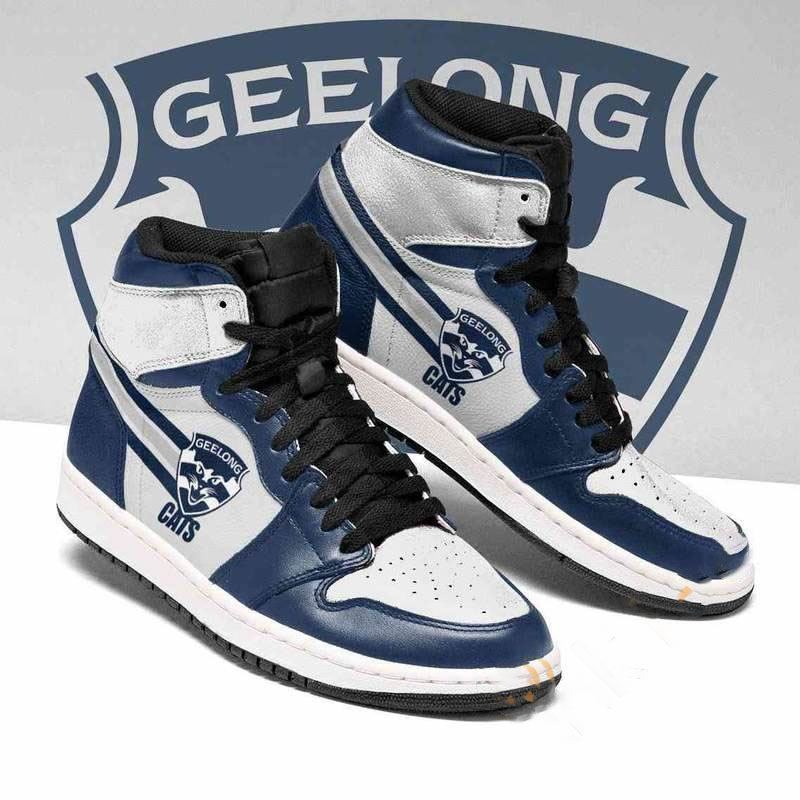 Geelong Cats Afl Custom Air Jordan Shoes