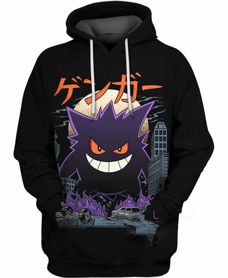 Gengar Kaiju Hoodie 3D