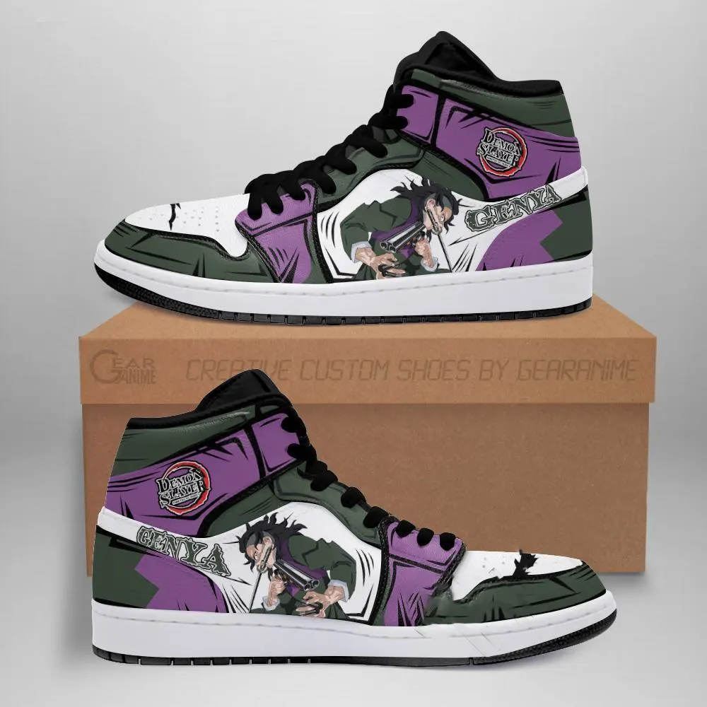 Genya Shinazugawa Demon Slayer Anime Idea Amazon Air Jordan Shoes