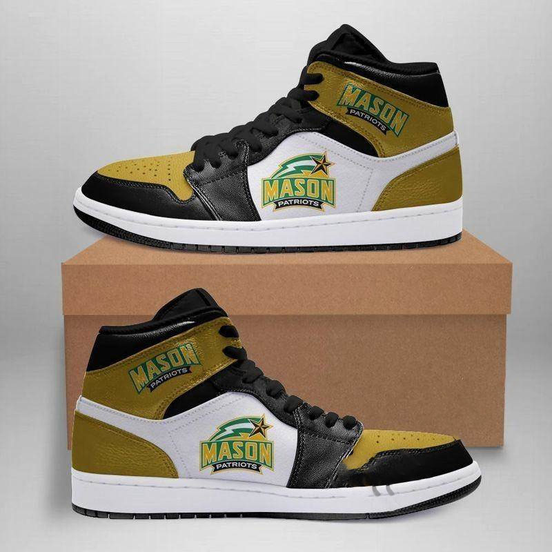George Mason Patriots Custom Air Jordan Shoes