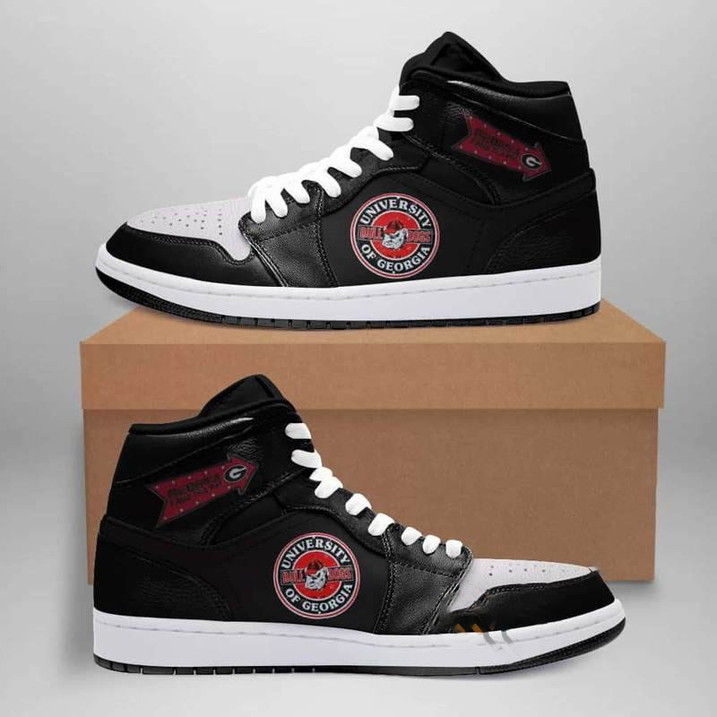 Georgia Bulldogs American Football Custom Air Jordan Shoes