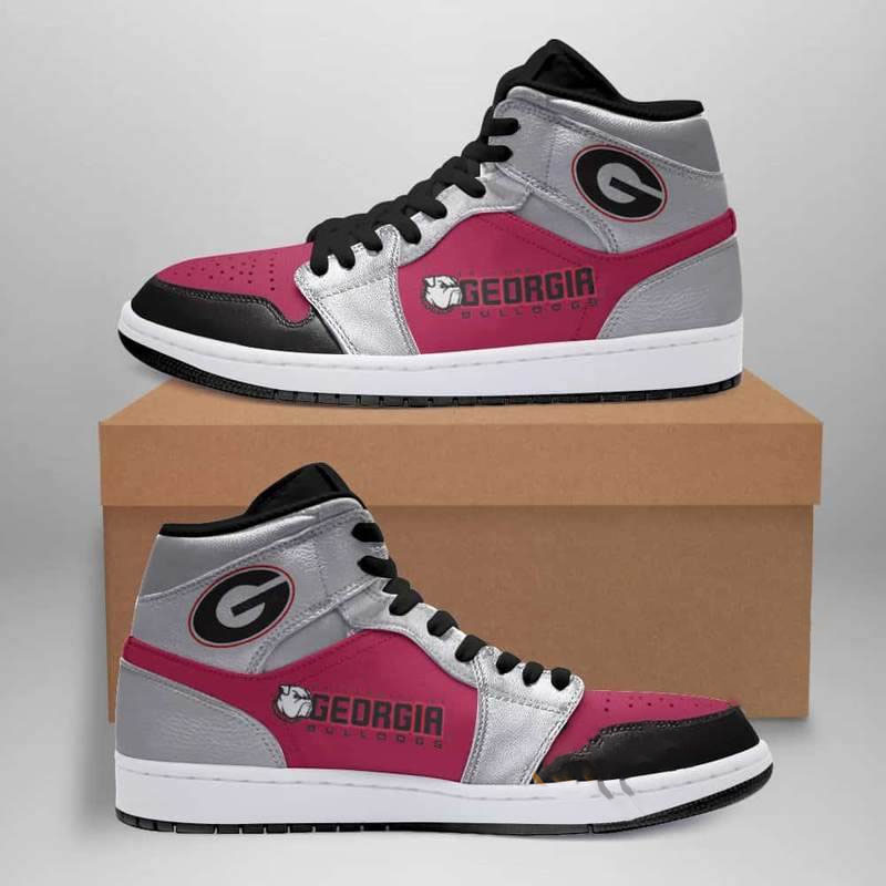 Georgia Bulldogs American Football Custom Air Jordan Shoes