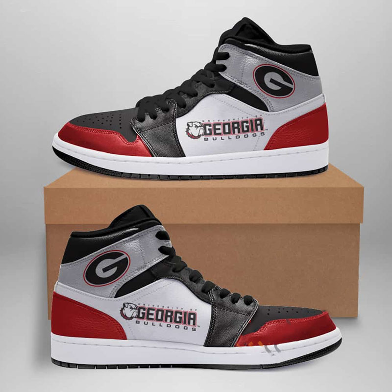Georgia Bulldogs American Football Custom Air Jordan Shoes