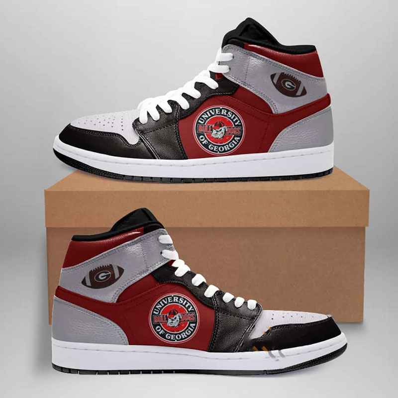Georgia Bulldogs American Football Custom Air Jordan Shoes