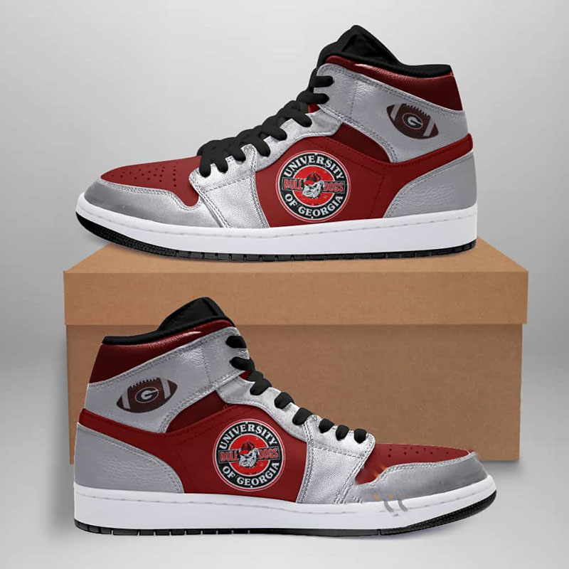 Georgia Bulldogs American Football Custom Air Jordan Shoes