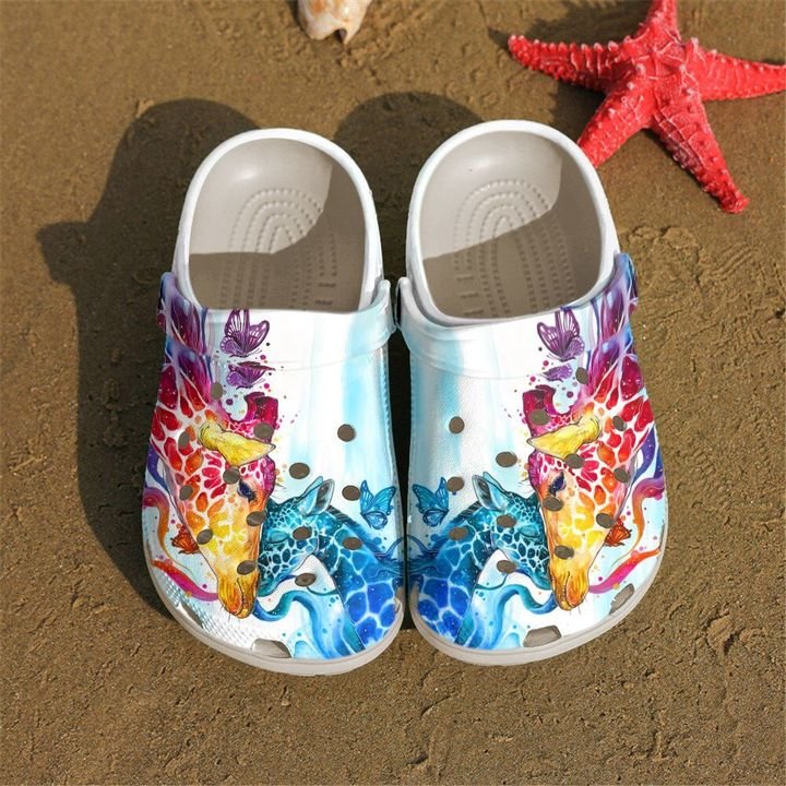 Giraffe Family Crocs Clog Shoes
