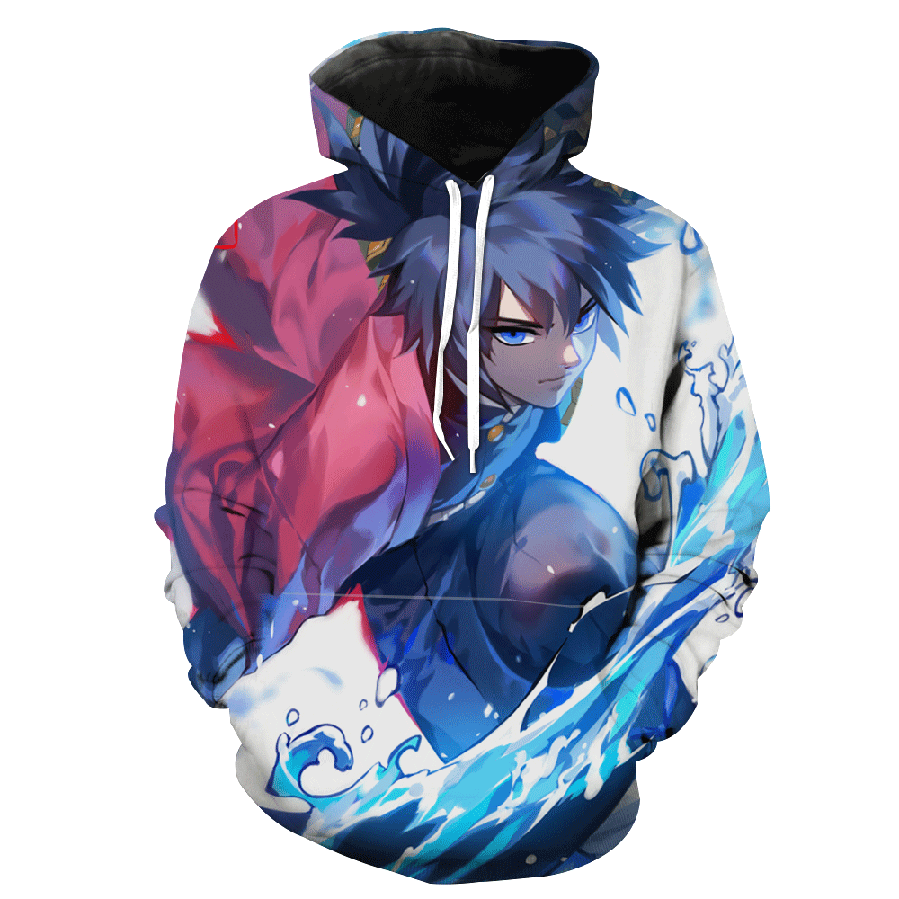 Giyu Demon Slayer Giyu Hoodie 3D