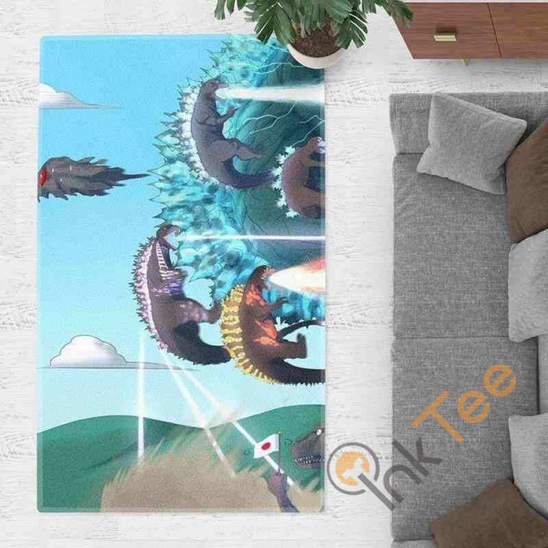 Godzilla Area Rug