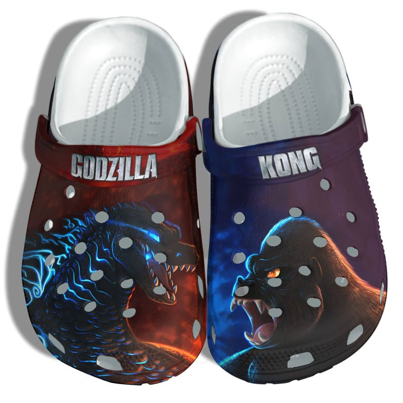 Godzilla Kong Monster Crocs Clog Shoes