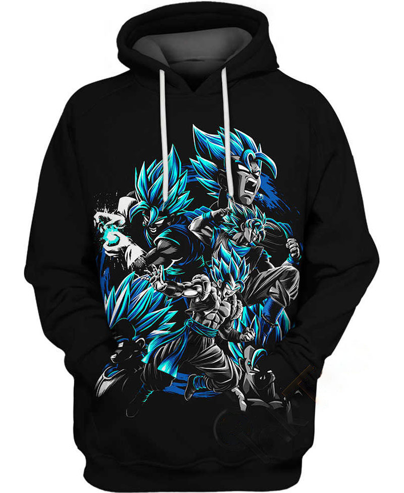 Gogeta Fusions Hoodie 3D