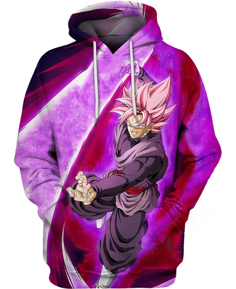 Goku Black Hoodie 3D