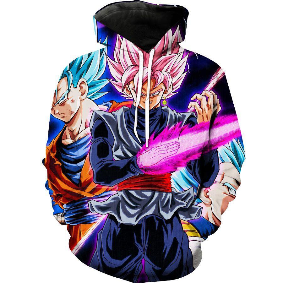 Goku Black Sword Vegeta And Goku Dragon Ball Super Hoodie 3D