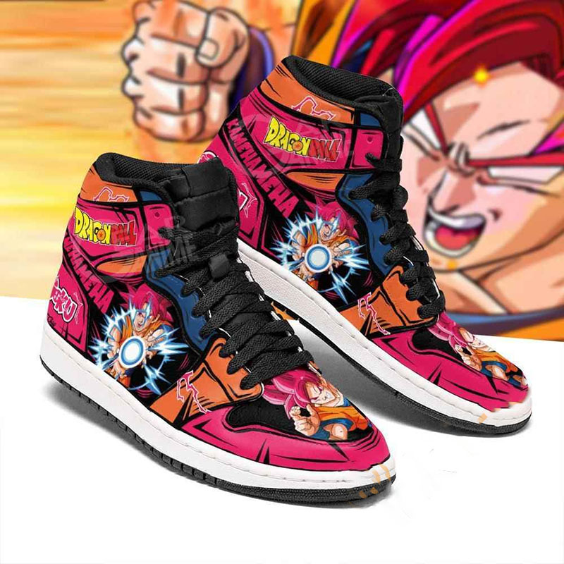 Goku God Dragon Ball Sneakers Anime Air Jordan Shoes
