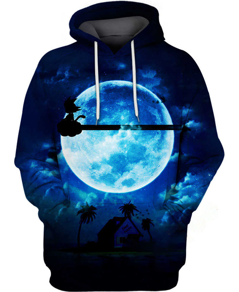 Goku In Kame House Hoodie 3D