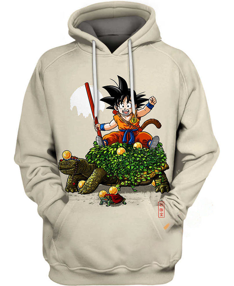 Goku Kame Turtle Hoodie 3D
