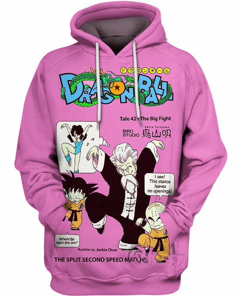 Goku Krillin Master Roshi Hoodie 3D