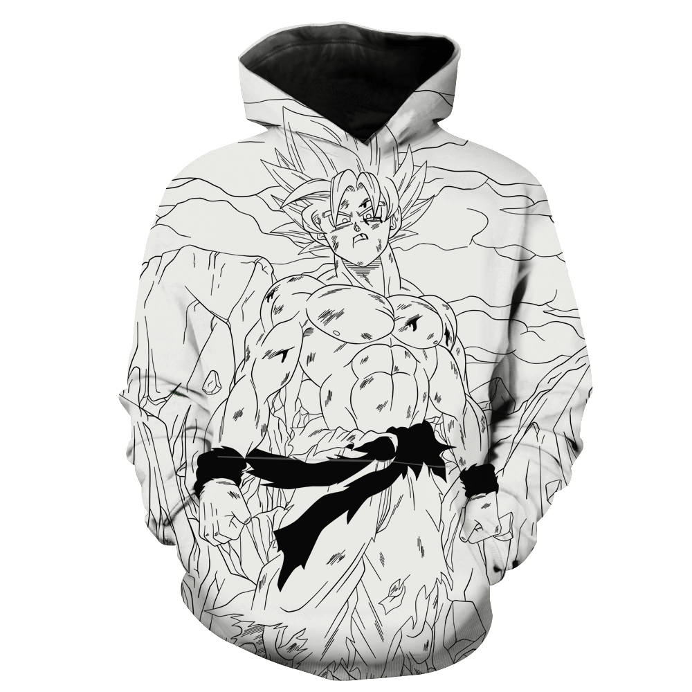 Goku Manga Dragon Ball Z Goku Hoodie 3D