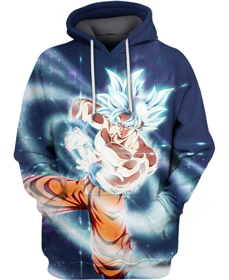 Goku Mastered Ultra Instinct Hoodie 3D