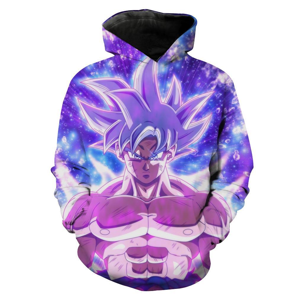 Goku Silver Ultra Instinct Dragon Ball Super Hoodie 3D