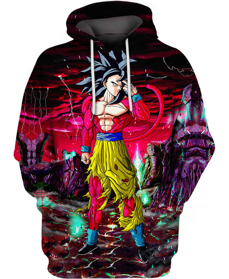 Goku Ssj4 Hoodie 3D