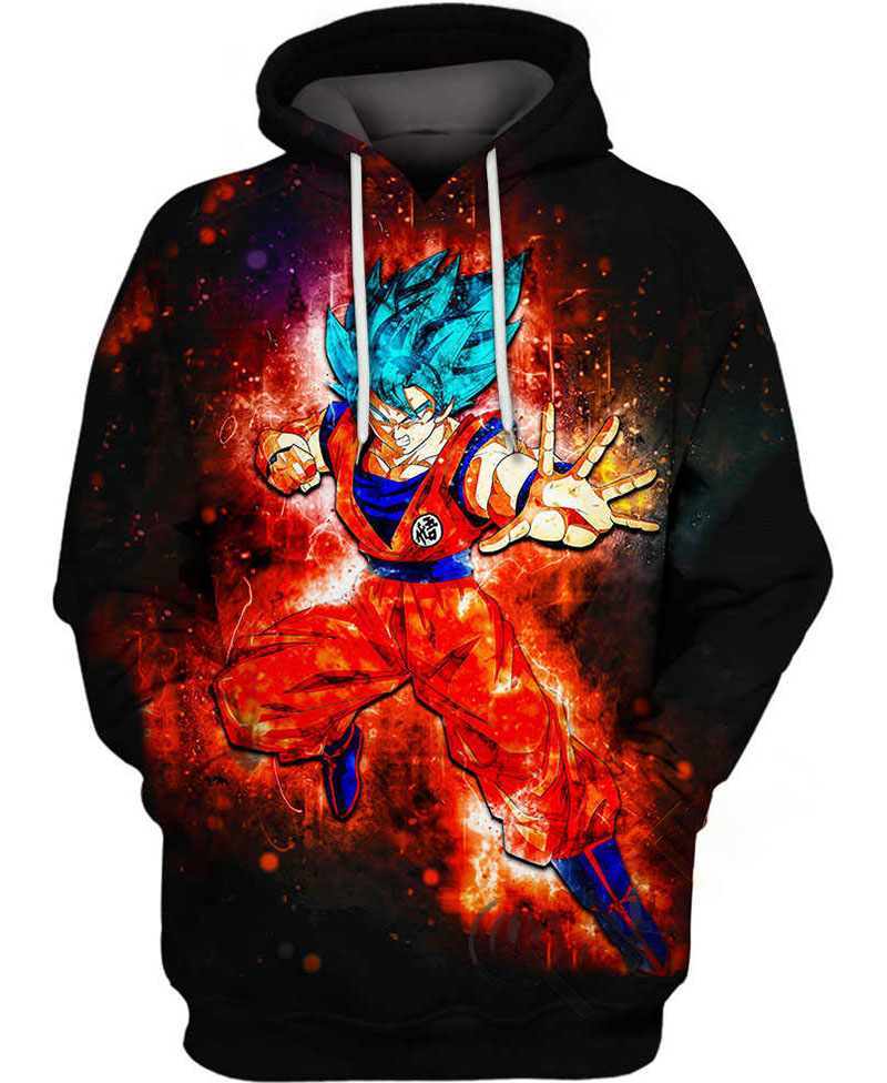Goku?s Kaio-ken Hoodie 3D
