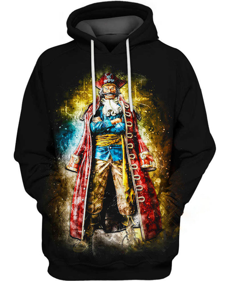 Gol D. Roger Hoodie 3D