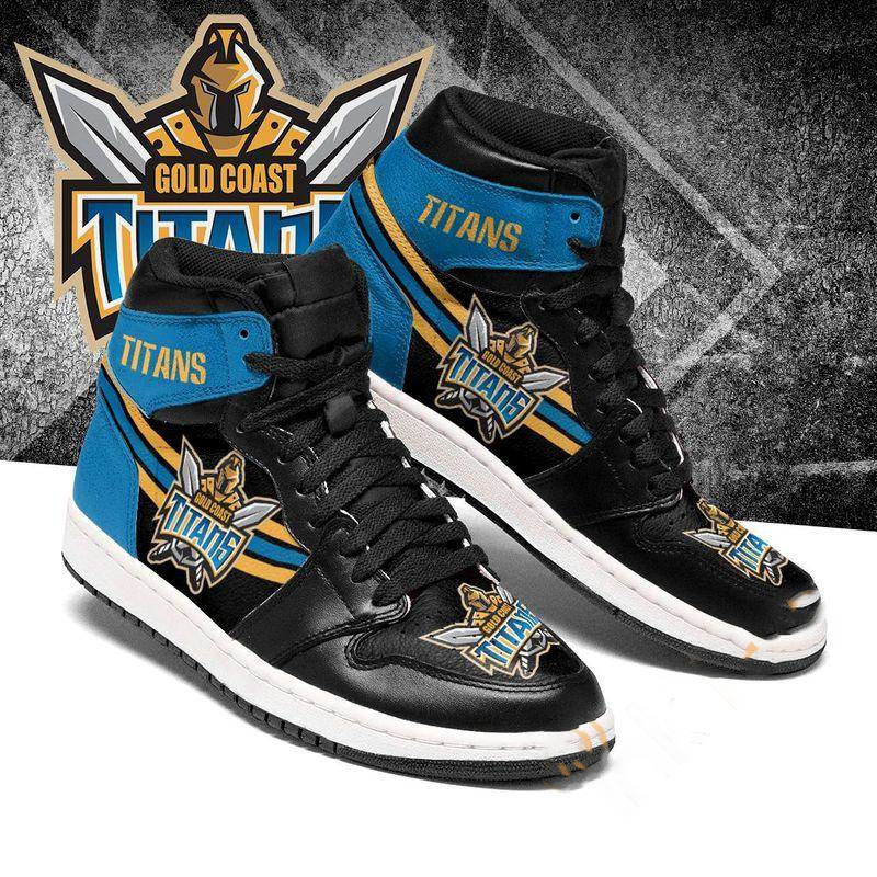 Gold Coast Titans Custom Sneaker Air Jordan Shoes
