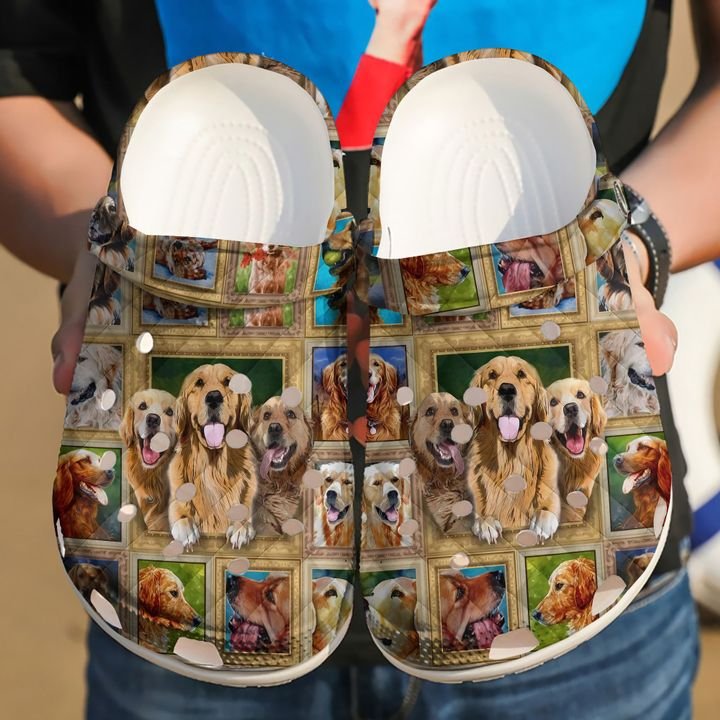 Golden Retriever Lover Crocs Clog Shoes