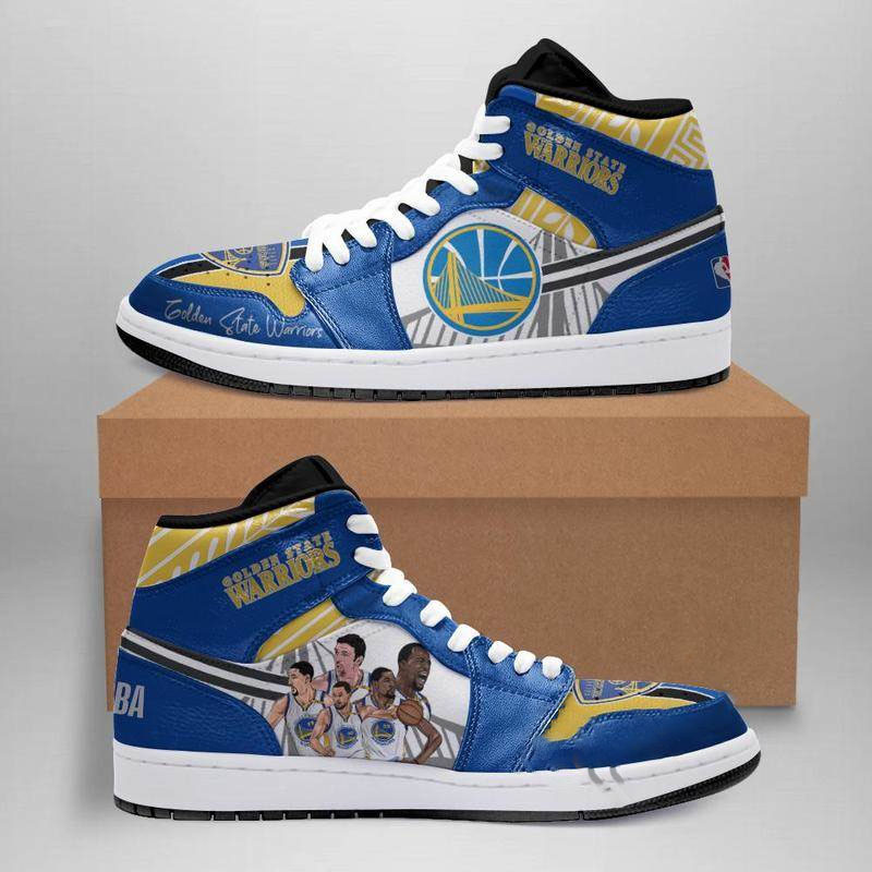 Golden State Warriors Custom Air Jordan Shoes