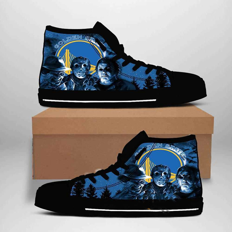 Golden State Warriors Nba Basketball High Top Shoes
