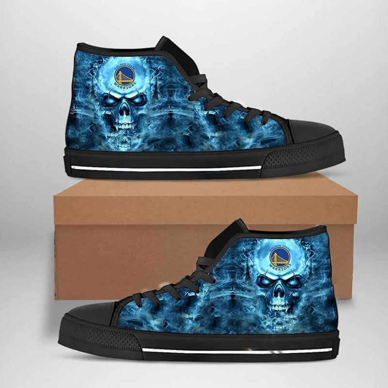 Golden State Warriors Nba Basketball High Top Shoes