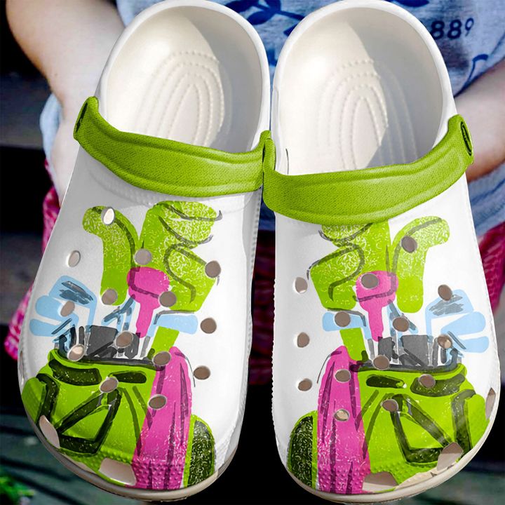 Golf Bag Crocs Clog Shoes