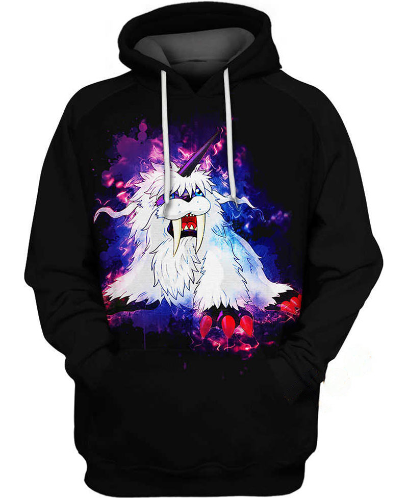 Gomamon Digimon Hoodie 3D