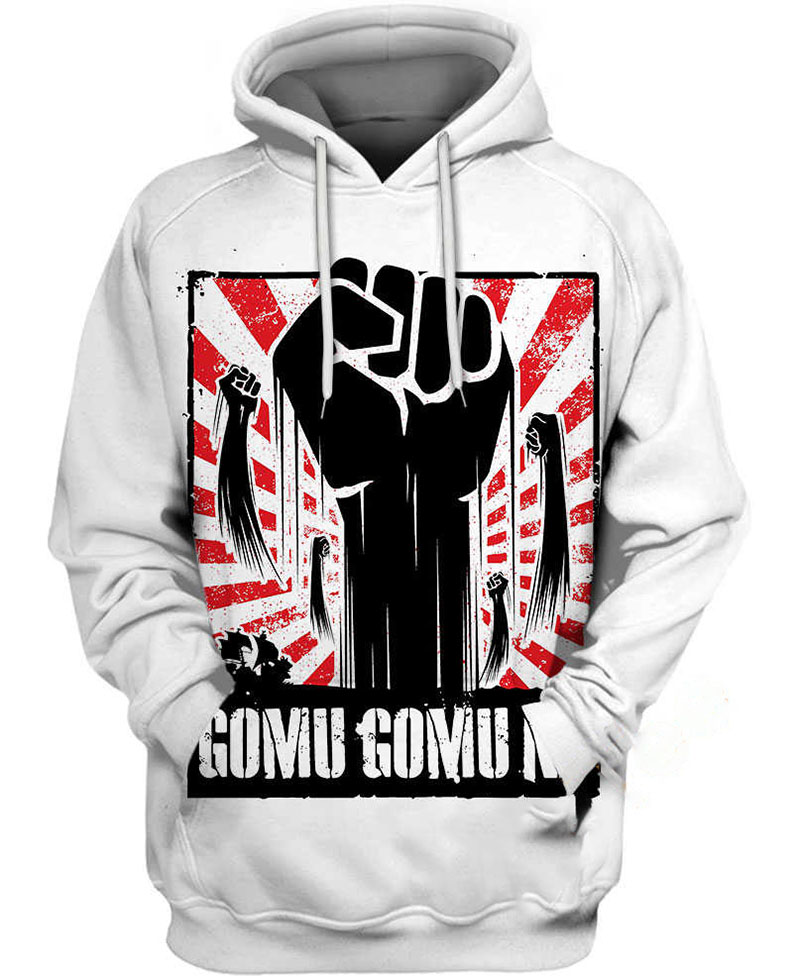 Gomu Gomu No One Piece Hoodie 3D