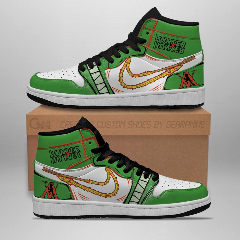 Gon Freecss Hunter X Hunter Sneakers Power Hxh Anime Air Jordan Shoes
