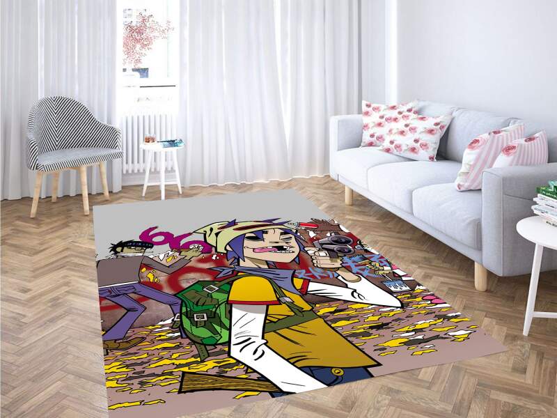Gorillaz Chaos Carpet Rug