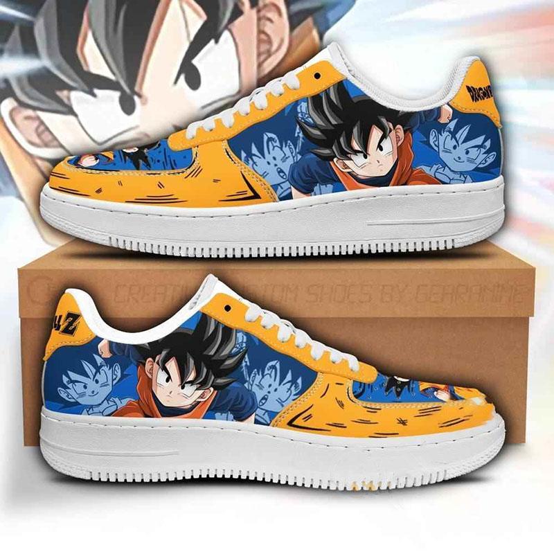 Goten Custom Dragon Ball Anime Nike Air Force Shoes