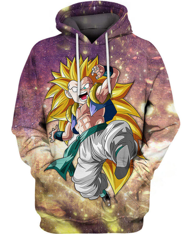 Gotenks Super Saiyan Hoodie 3D