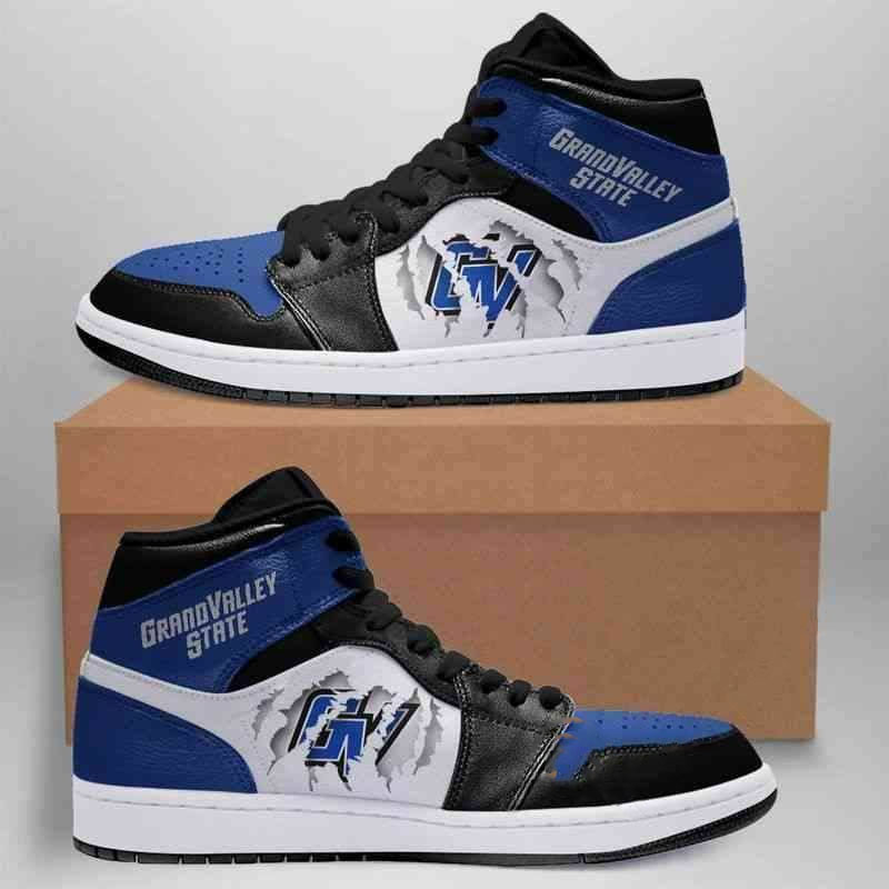 Grand Valley State Custom Air Jordan Shoes