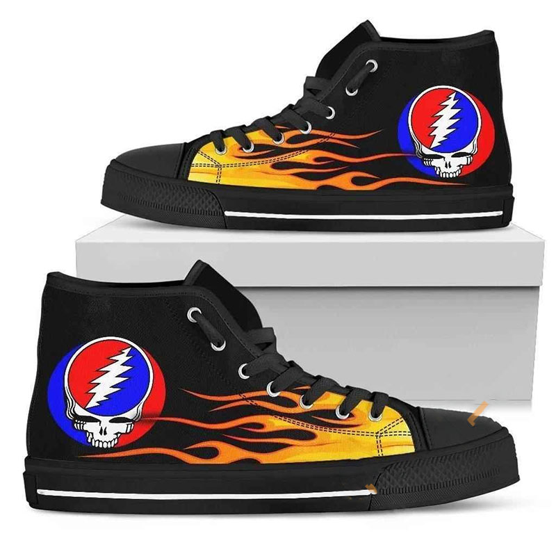 Grateful Dead High Top Shoes