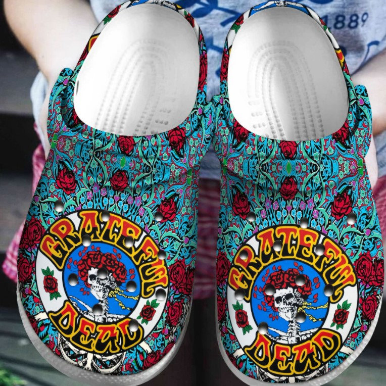 Grateful Dead Crocs Clog Shoes