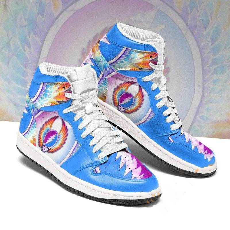 Grateful Dead Custom Air Jordan Shoes
