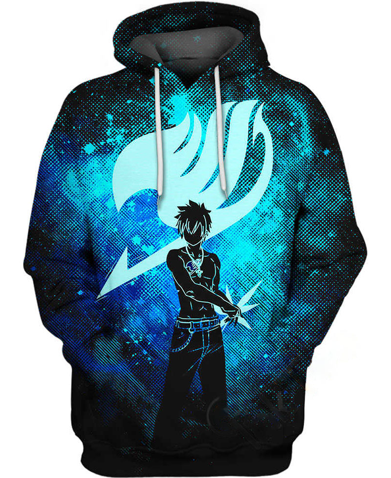 Gray Fullbuster Ice-make Hoodie 3D