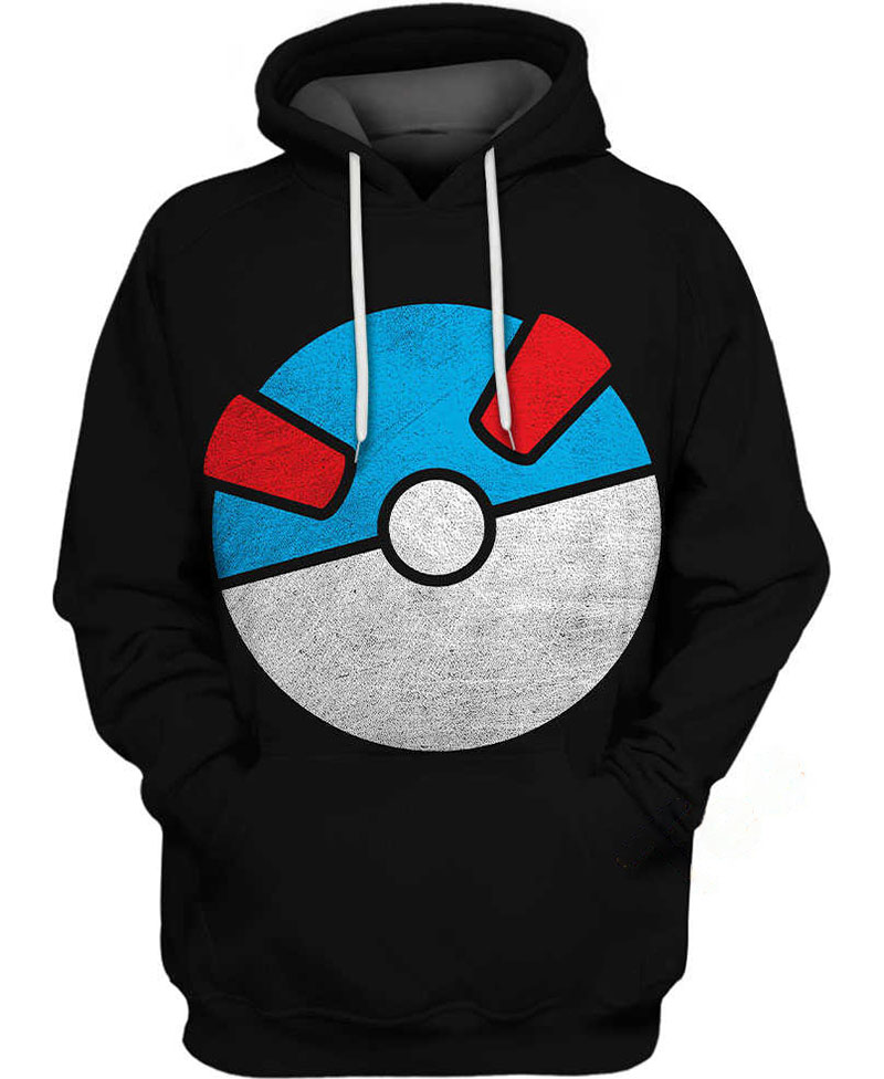 Great Pokeball Hoodie 3D