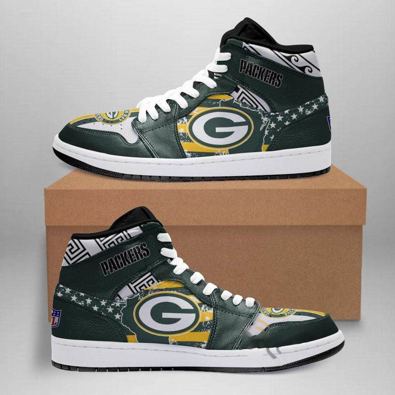 Green Bay Packers Custom Air Jordan Shoes