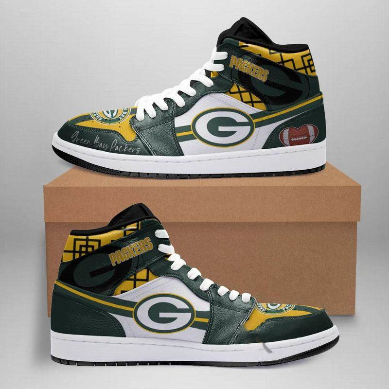 Green Bay Packers Custom Air Jordan Shoes