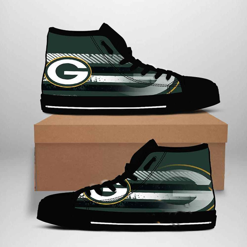 Green Bay Packers Nfl Football High Top Shoes