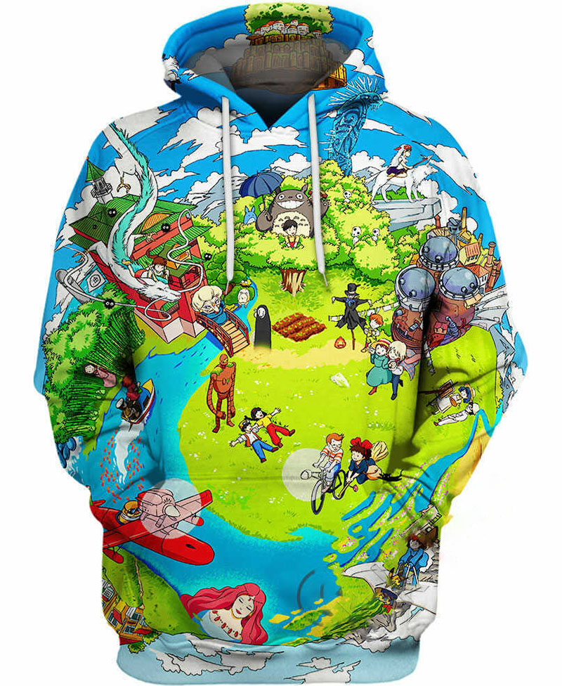 Green Planet Hoodie 3D